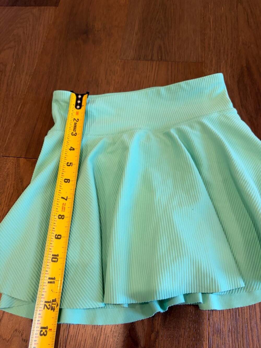 Old Navy Powersoft Skort Size L 10-12 Green Ribbed Activewear